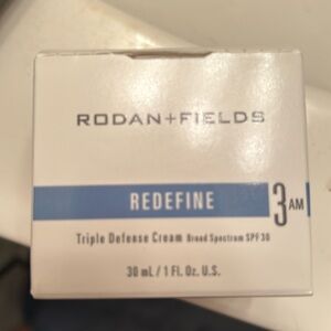 Rodan & Fields REDEFINE 3 AM (daytime) cream.